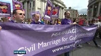 Nine News: Gay Pride parade in Dublin Nine News: Gay Pride parade in Dublin