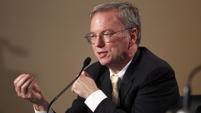 Eric Schmidt - Attending extremism summit in Dublin Eric Schmidt - Attending extremism summit in Dublin
