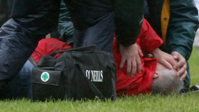Violent scenes marred the end of a ladies' club match