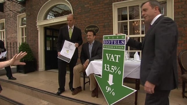 Dublin - New lower rate of VAT in effect Dublin - New lower rate of VAT in effect