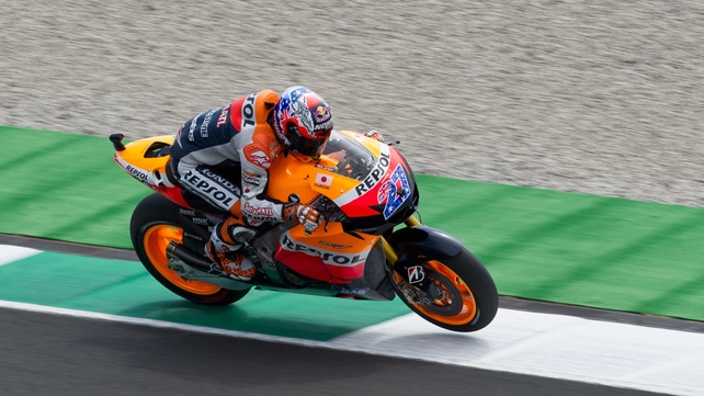 Casey Stoner is currently in second place in the championship standings