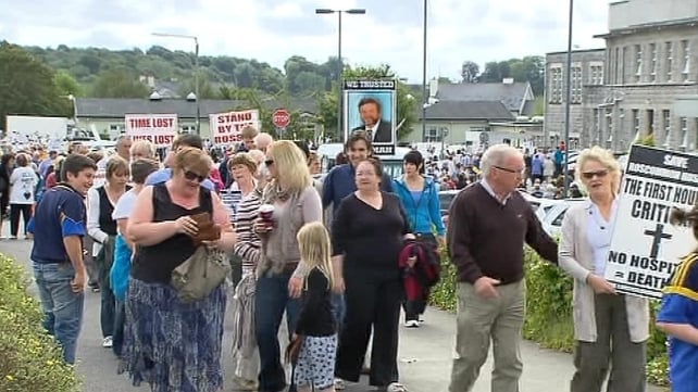 Roscommon - Further protests outside the hospital today Roscommon - Further protests outside the hospital today