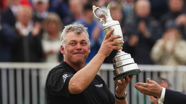 Darren Clarke lifted the Claret Jug at the 20th attempt