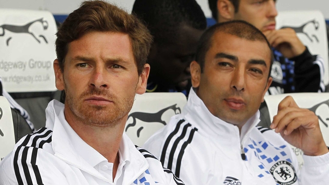 Andre Villas-Boas and Chelsea assistant Roberto Martinez -The new boss wants his players to demand a place in the starting XI