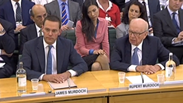 Rupert and James Murdoch appeared before a British parliamentary committee in July 2011 Rupert and James Murdoch appeared before a British parliamentary committee in July 2011
