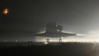 Last touchdown of NASA shuttle programme Last touchdown of NASA shuttle programme