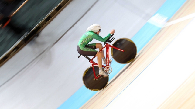 Caroline Ryan claimed a bronze medal at the UCI World Track Championships