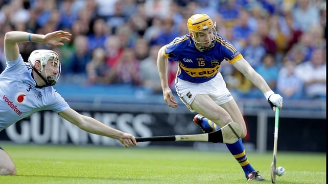 Tipperary's Lar Corbett on his way to scoring the only goal of the match