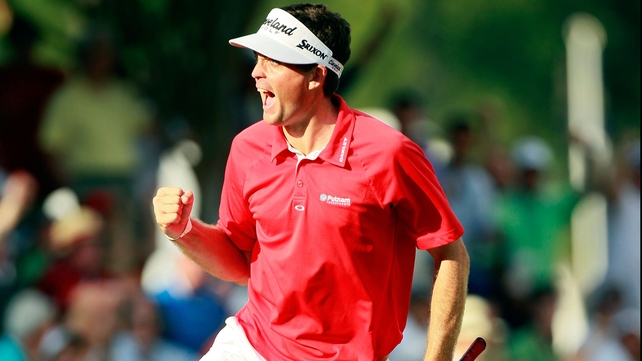 Keegan Bradley - The American recovered from a triple bogey on the 15th hole to land his first Major