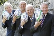 Rugby World Cup Launch (L-R Tom McGurk, Ben Kay, George Hook, Brent Pope)