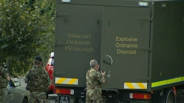The Army Bomb Disposal Team examined the item and declared the scene safe The Army Bomb Disposal Team examined the item and declared the scene safe