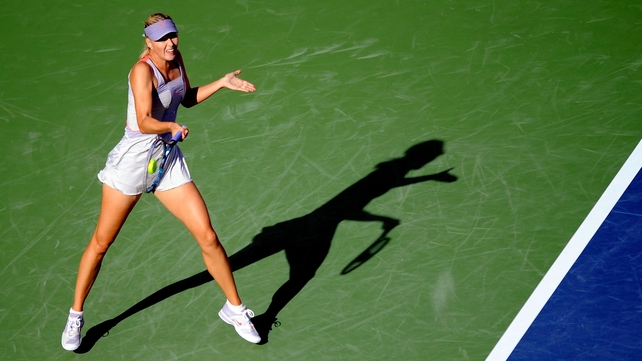 Maria Sharapova - The 2006 champion lost the first set and came back from a break in the second before securing the victory