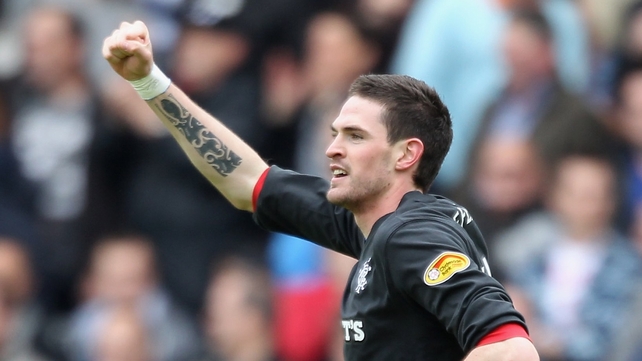 Kyle Lafferty was on the scoresheet for Rangers