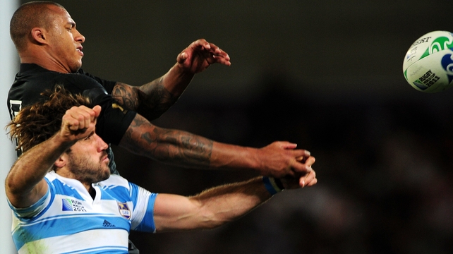 Courtney Lawes (top) is in line to start against the All Blacks