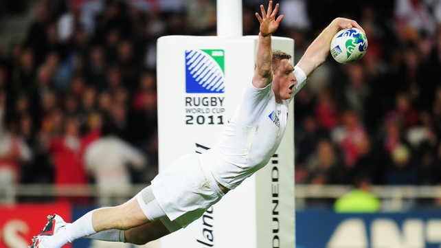 Chris Ashton - Scored three of England's ten tries against Romania