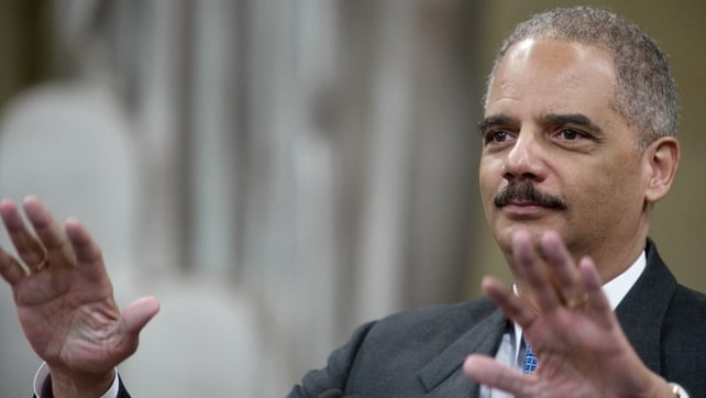 Attorney General Eric Holder made the announcement Attorney General Eric Holder made the announcement