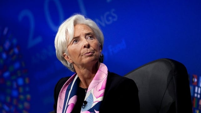 IMF chief Lagarde says that euro zone banking union seems to be the first priority IMF chief Lagarde says that euro zone banking union seems to be the first priority