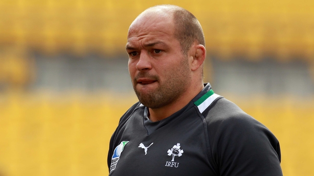 Rory Best - The Ireland hooker at this morning's captain's run