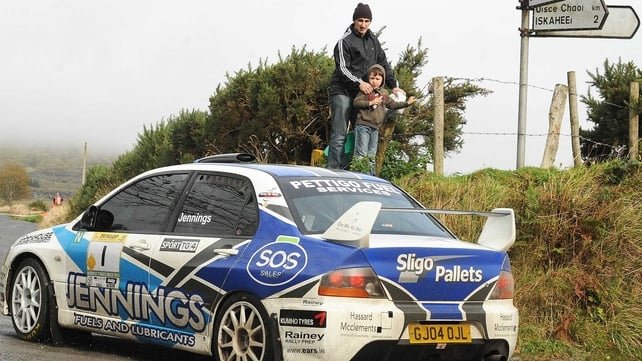 Garry Jennings in action in Donegal