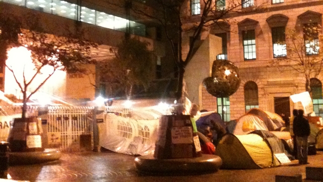 Central Bank in Dublin early this morning (Pic: Ailbhe Conneely) Central Bank in Dublin early this morning (Pic: Ailbhe Conneely)