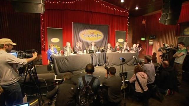 All seven Presidential candidates are at the Sugar Club in Dublin city for a Today FM debate. All seven Presidential candidates are at the Sugar Club in Dublin city for a Today FM debate.