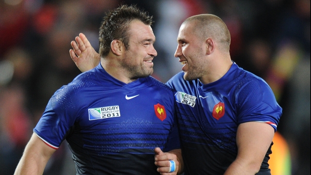 Nicolas Mas (left) - "New Zealand have great impact at the scrum and you have to meet them."