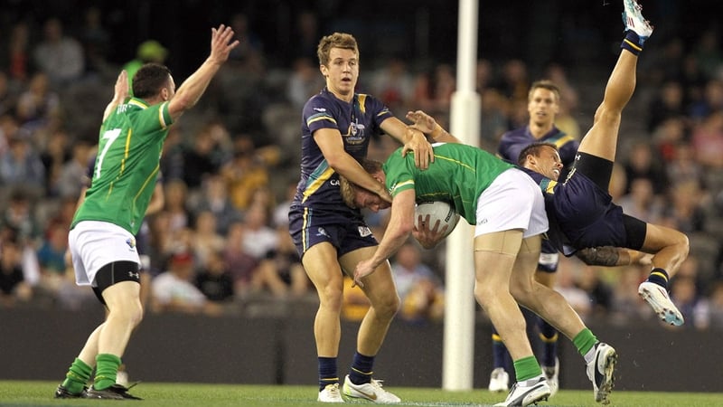 Australia and Ireland met at Etihad Stadium to contest the first Test of the 2011 International Rules Series