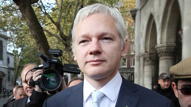 Julian Assange has not left the Ecuadorean Embassy in London for the past 12 months Julian Assange has not left the Ecuadorean Embassy in London for the past 12 months
