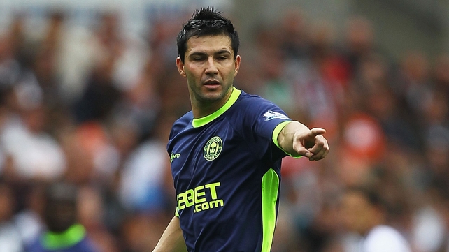 Antolin Alcaraz will provide back-up to Jagielka and Distin for his new club