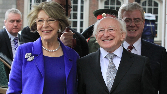 Michael D Higgins is the ninth President of Ireland 