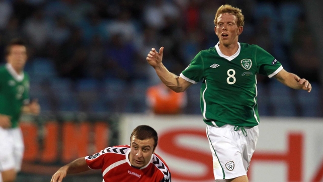 Paul Green has been called in to the Ireland squad as midfield cover following David Meyler's withdrawal