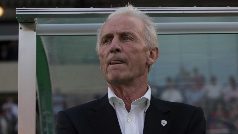 Giovanni Trapattoni began another campaign with Ireland after the disappointment in Paris