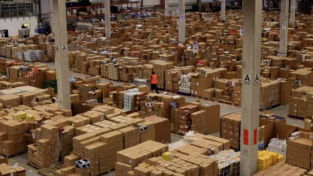 An Amazon depot centre pictured in Swansea An Amazon depot centre pictured in Swansea