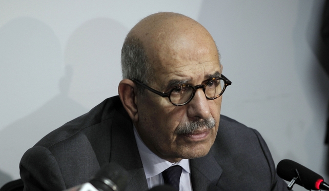 Mohamed ElBareidi called the elections 'an act of deception' Mohamed ElBareidi called the elections 'an act of deception'