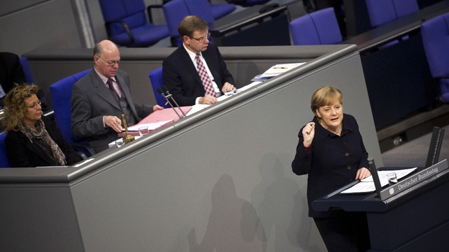 Angela Merkel addresses the Bundestag on the eurozone crisis Angela Merkel addresses the Bundestag on the eurozone crisis