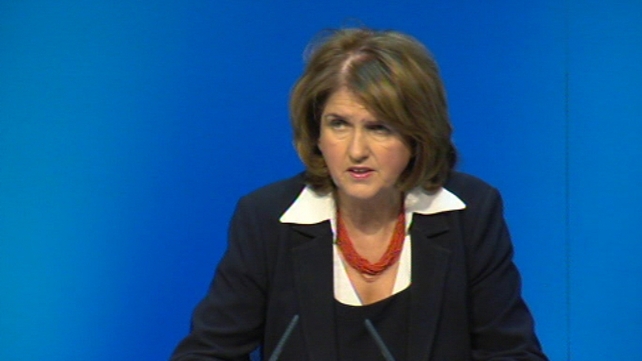 Joan Burton suggested higher earners should pay tax on Child Benefit Joan Burton suggested higher earners should pay tax on Child Benefit