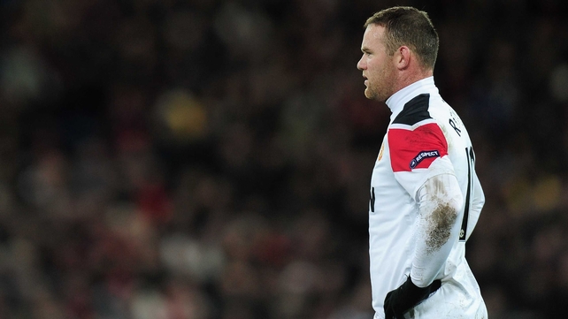 Wayne Rooney sat in the Old Trafford stands as Manchester United suffered a shock defeat