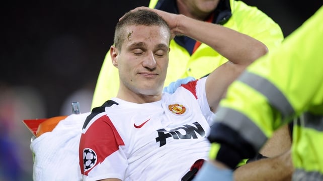 Nemanja Vidic has been ruled out of Sunday's Manchester City