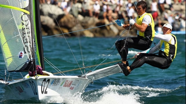 49er winners - Australia pair Iain Jensen Nathan Outteridge