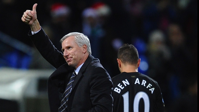 Alan Pardew is the Barclays Premier League's Manager of the season