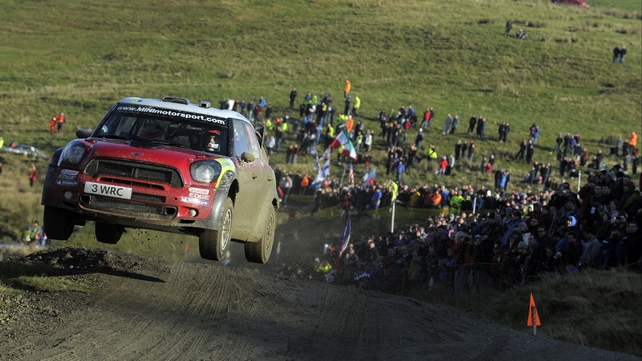 Donnelly return - Spain's Dani Sordo drives the Mini Cooper the five-time Irish Tarmac champion will take over for the 2012 series