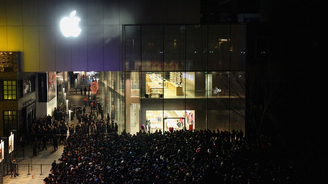 Apple operates a number of shops in China Apple operates a number of shops in China