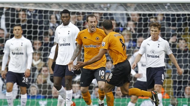Steven Fletcher gave Wolves a first-half lead