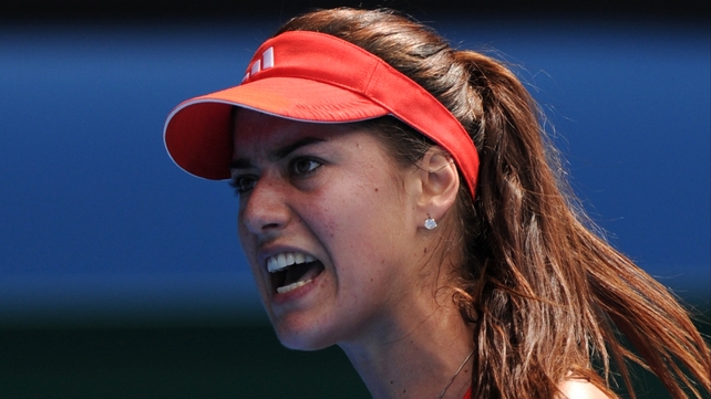 Sorana Cirstea sent local favourite Samantha Stosur crashing out of the Australian Open