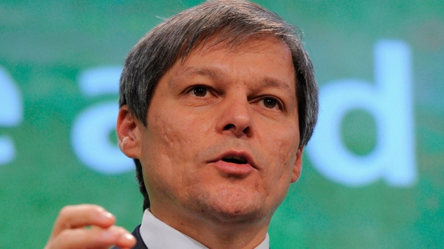 EU Farm Commissioner Dacian Ciolos on a visit to Ardee, Co Louth this afternoon EU Farm Commissioner Dacian Ciolos on a visit to Ardee, Co Louth this afternoon