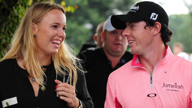 Caroline Wozniacki says she has learned from her boyfriend Rory McIlroy's approach to golf