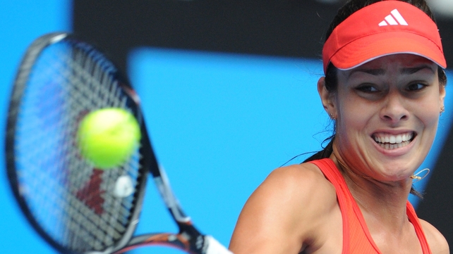 Ana Ivanovic claimed a convincing win against Sofia Arvidsson