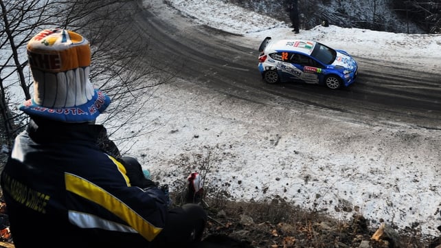 Craig Breen was the main beneficiary of PG Andersson's misfortune in Monte Carlo