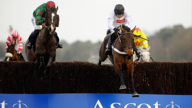 Somersby (left) is ready to make a big impact at the Punchestown Champion Chase