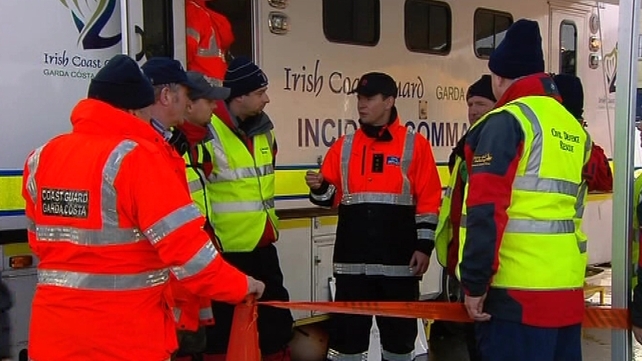 Members of the Cork search team Members of the Cork search team